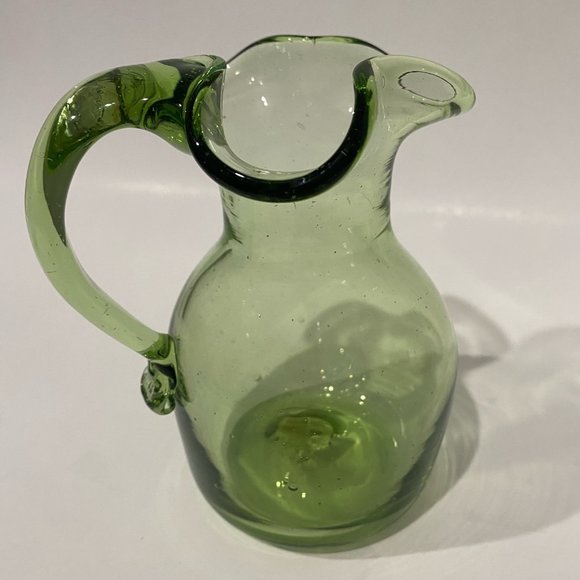 Lot of four glass vases - Picture 4 of 5